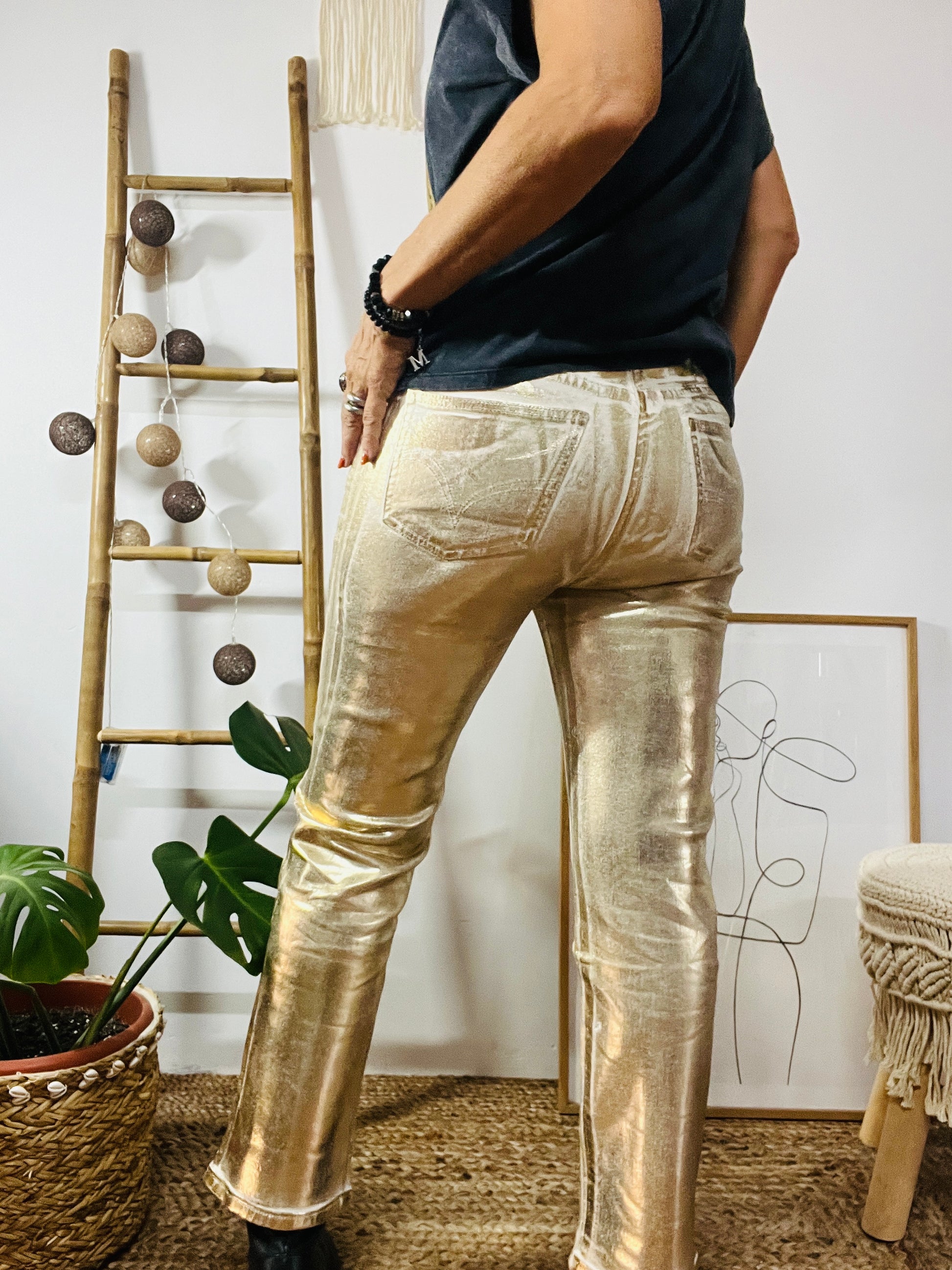 Pantalón Dorado – Mayteviste